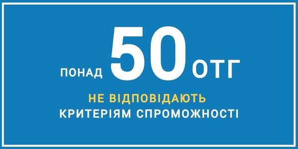 Понад 50 ОТГ не відповідають показникам спроможності, - В'ячеслав Негода