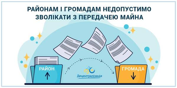 It is unacceptable for rayons and hromadas to delay in property transfer, - online-meetings with regions are going on at the MinRegion