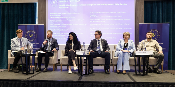 Oleksii Riabykin participates in the conference on transitional justice