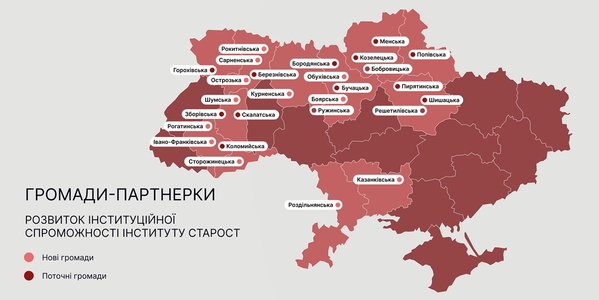 Програма Polaris розширює співпрацю: до напрямку розвитку інституційної спроможності старост приєдналися ще 12 партнерських громад