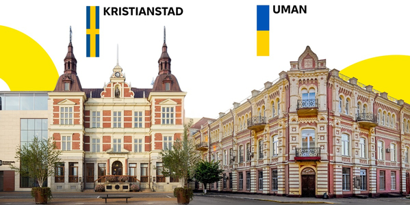 Swedish Kristianstad and Ukrainian Uman are officially twin cities