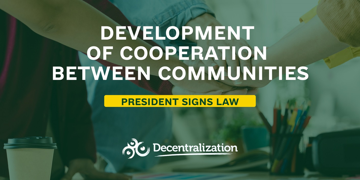 President signs law to simplify procedures for community cooperation