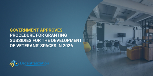 Government approves procedure for granting subsidies for the development of veterans' spaces in 2026