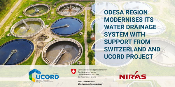 Odesa region modernises its water drainage system with support from Switzerland and UCORD Project