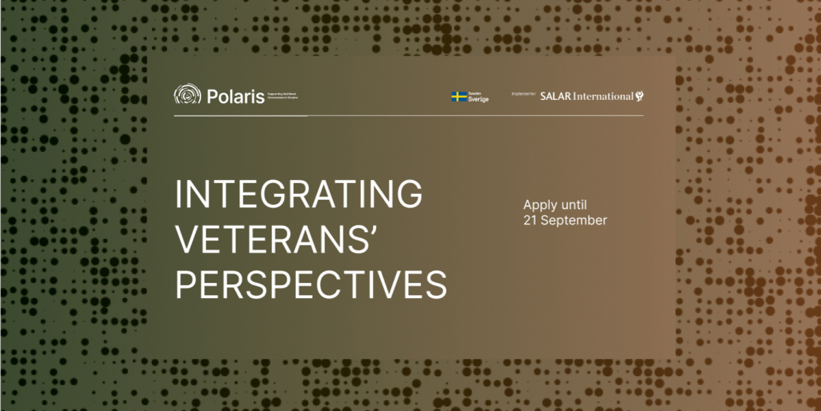 Invitation to Hromadas for Partnership in "Integrating Veterans’ Perspectives into Municipal Work"