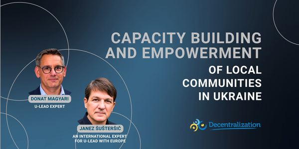 Capacity building and empowerment of local communities in Ukraine