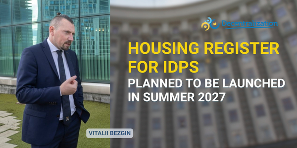 Housing register for IDPs planned to be launched in summer 2027