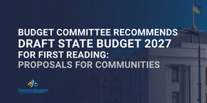 Budget Committee recommends draft State Budget 2027 for first reading: Proposals for communities