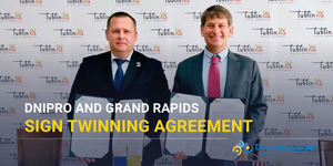 Dnipro and Grand Rapids sign twinning agreement