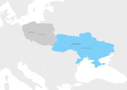 Partnership map - Літинська територіальна громада