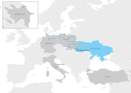 Partnership map - Трускавецька територіальна громада