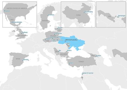 Мапа партнерства - Хмельницька територіальна громада